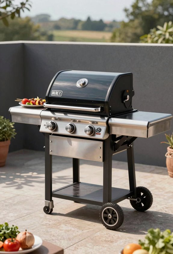 weber q2800n portable grill power