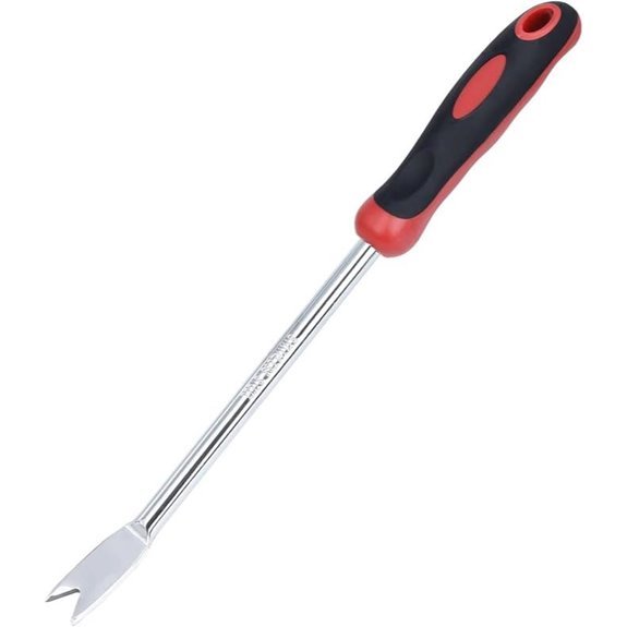 Weed Puller Tool with Soft Handle Stainless Steel