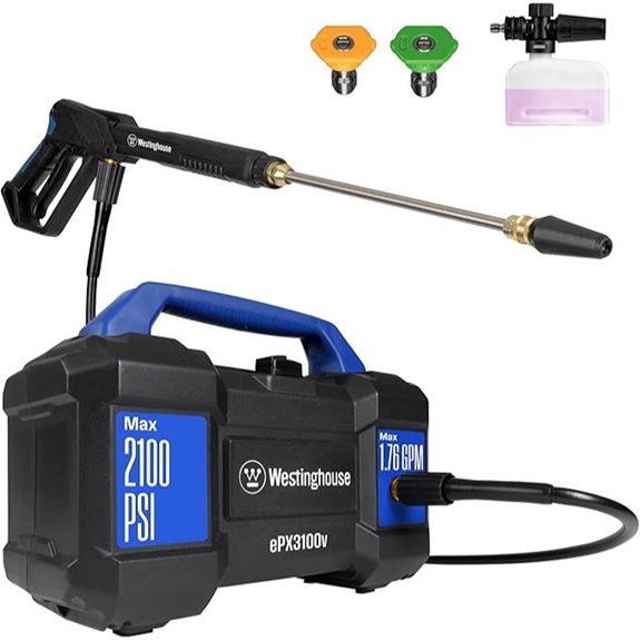 Westinghouse ePX3100v Electric Pressure Washer 2100 PSI