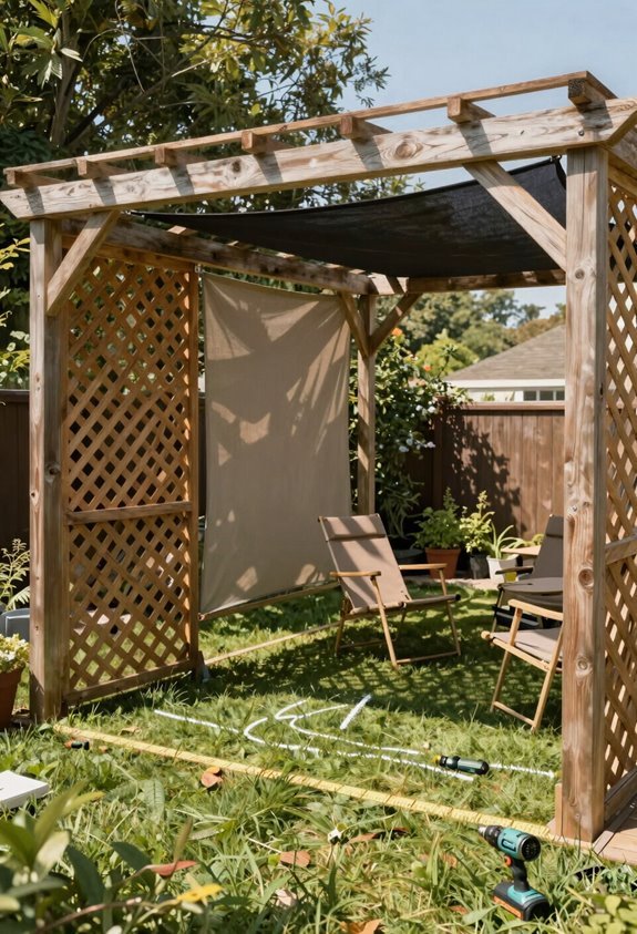 7 DIY Backyard Shade Ideas for Instant Relief 7 wind rated shade structures prevent wind damage