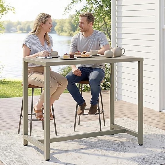 Wisteria Lane Aluminum Outdoor Kitchen Prep Table