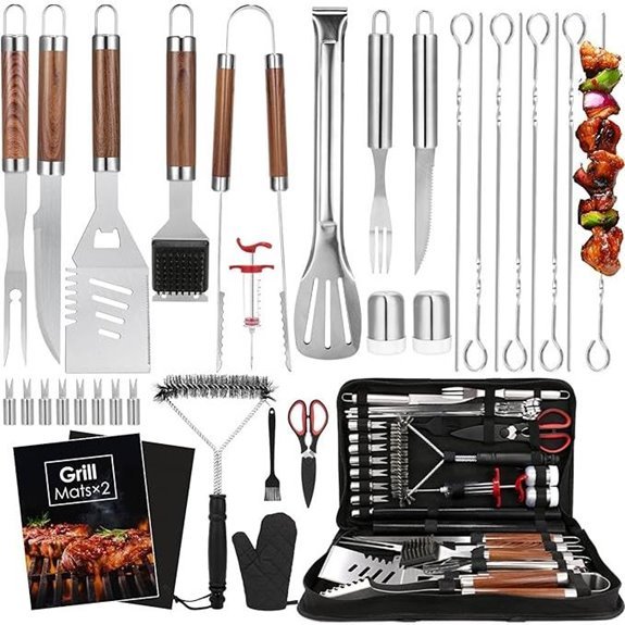 10 Best Grilling Tool Sets for 2026 4 Yoehka 34-Piece BBQ Grilling Accessories Set with Carrying Bag