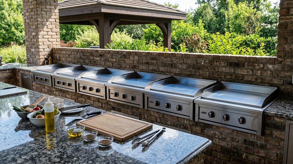 best built in outdoor griddles 2026