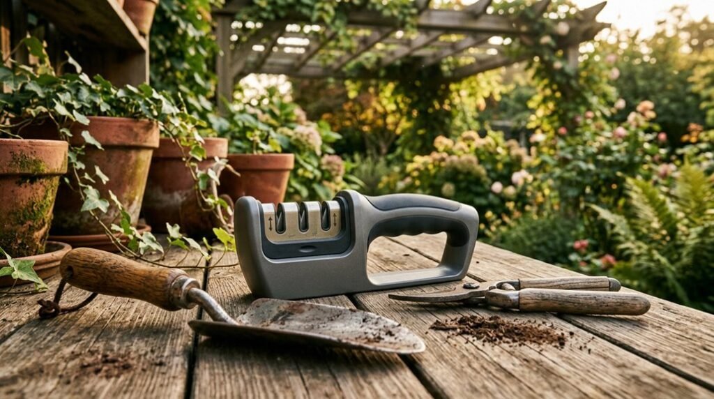 best garden tool sharpener guide