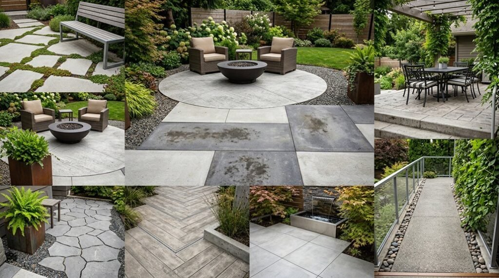 budget friendly concrete patio ideas that look expensive