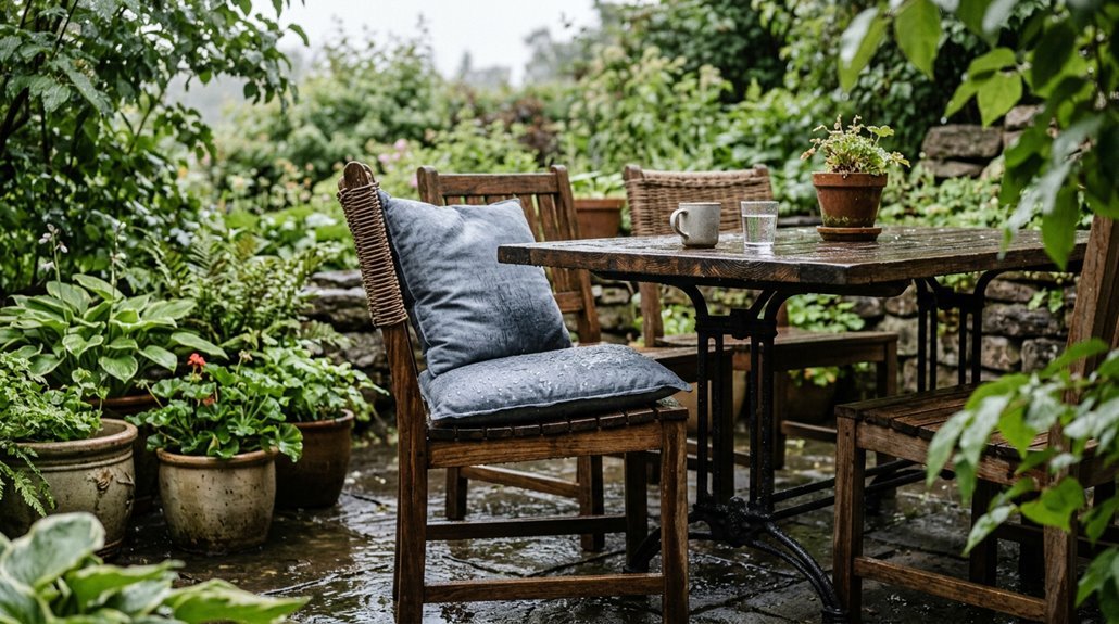 can outdoor furniture withstand moisture