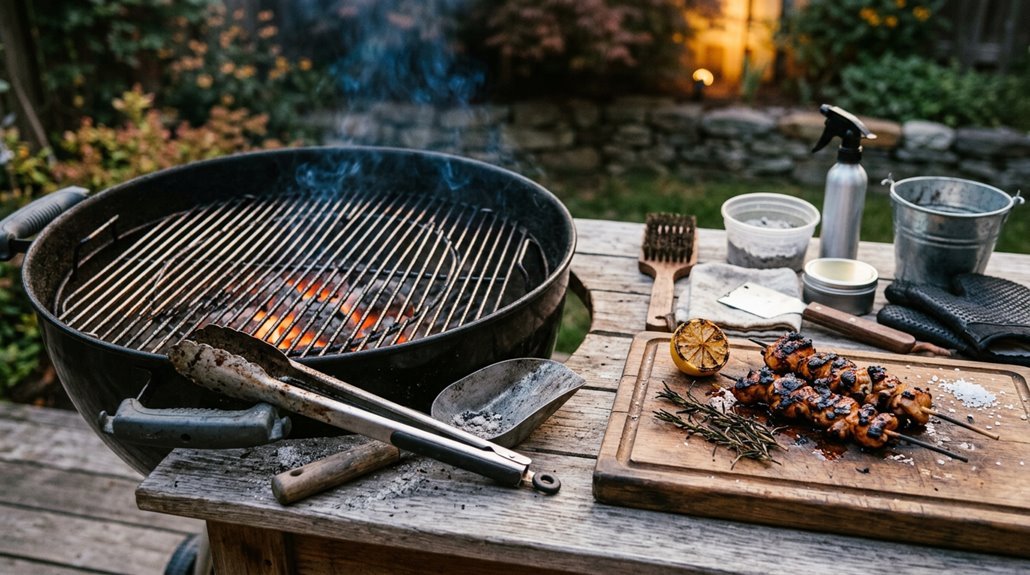 charcoal post grill reuse ideas