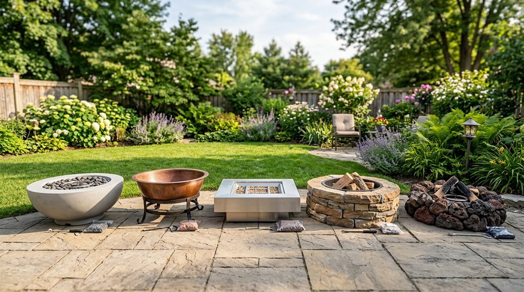 diy fire pit kit recommendations for backyard