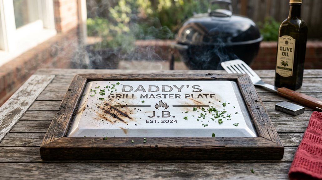 diy grilling plate for dad