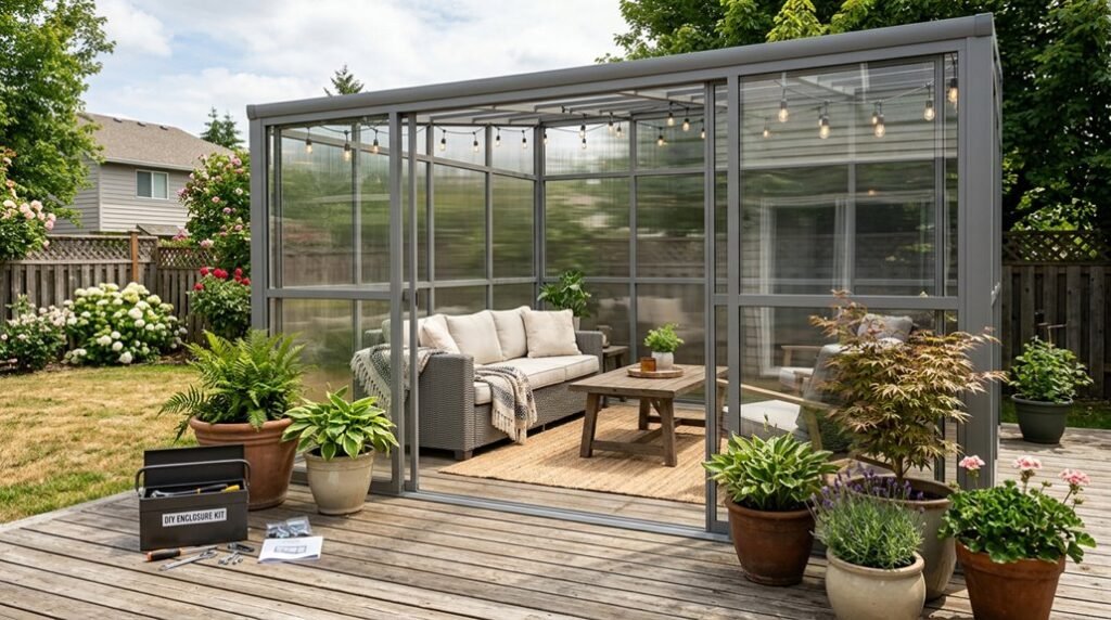 diy patio enclosure kits for budget friendly builds