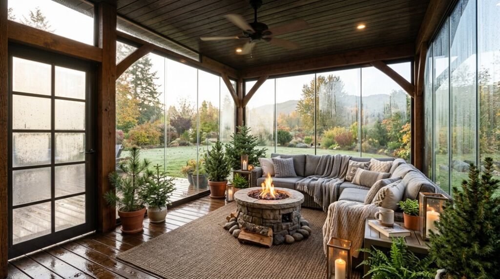 enclose patio for year round use