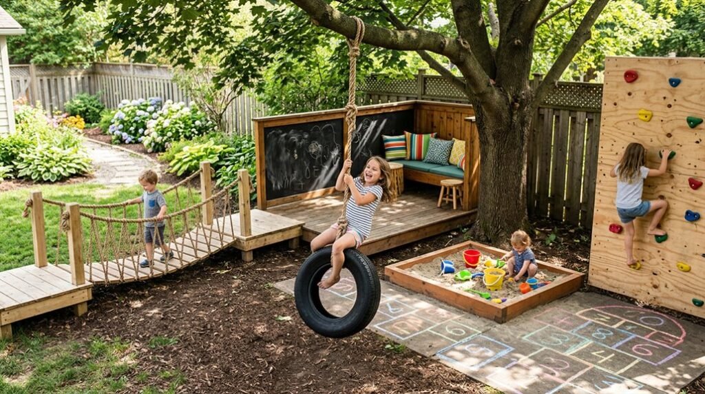 five diy backyard playground ideas