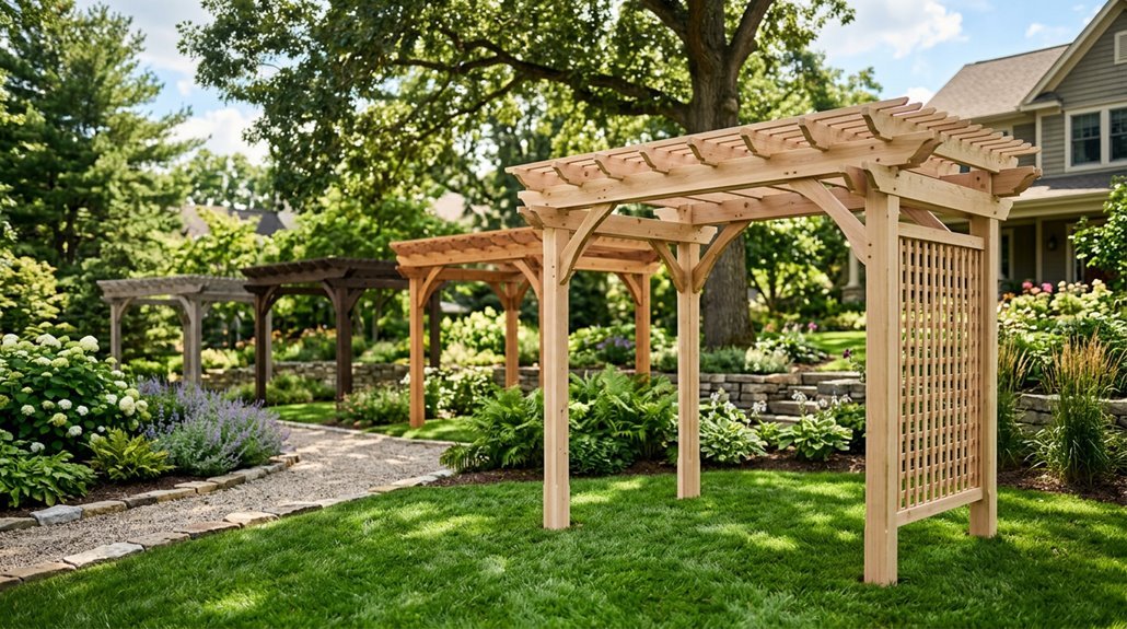 five diy pergola kits for backyard