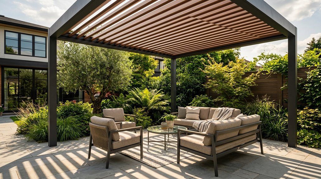 five top louvered pergolas for outdoors