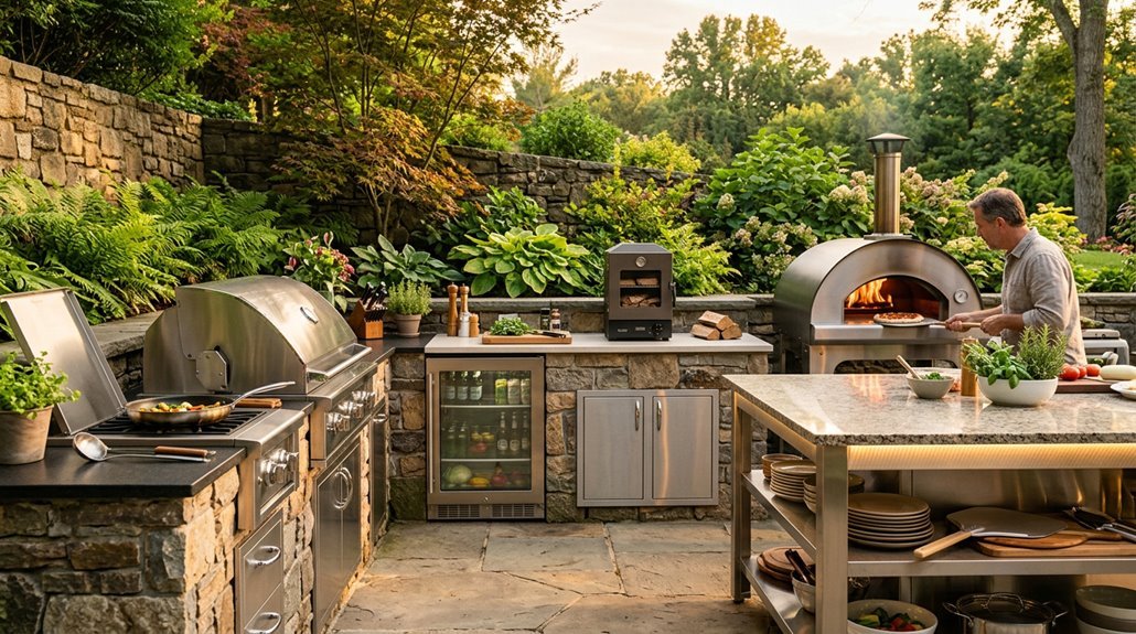 outdoor kitchen appliance recommendations