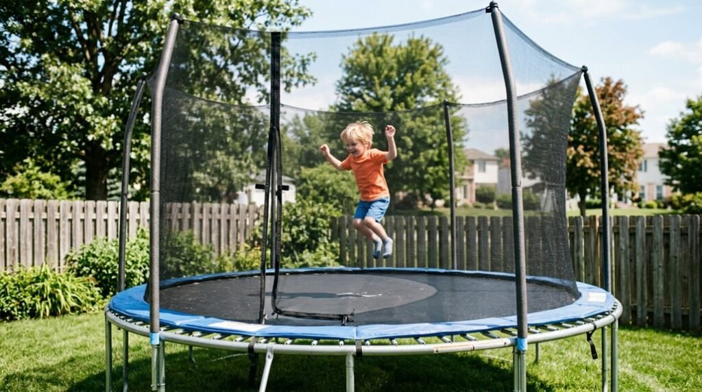 safety concerns for backyard trampolines