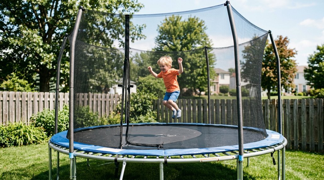 safety concerns for backyard trampolines
