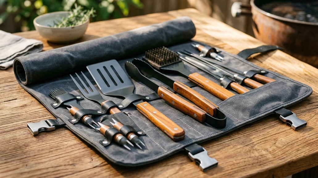 top rated barbecue tool sets with case